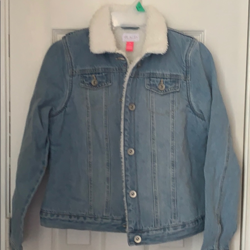 Jean Jacket with Fleece interior.